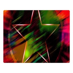 Colorful Background Star Double Sided Flano Blanket (large)  by Simbadda