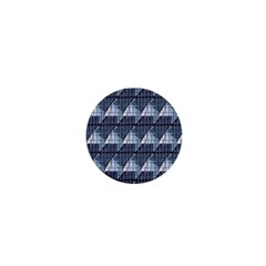 Snow Peak Abstract Blue Wallpaper 1  Mini Magnets by Simbadda