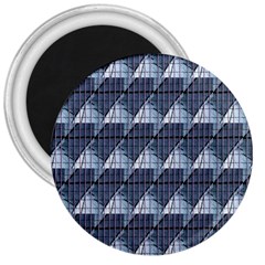 Snow Peak Abstract Blue Wallpaper 3  Magnets