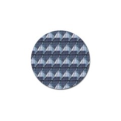 Snow Peak Abstract Blue Wallpaper Golf Ball Marker by Simbadda