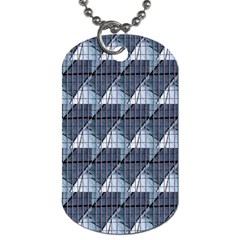 Snow Peak Abstract Blue Wallpaper Dog Tag (two Sides)