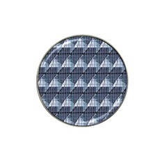 Snow Peak Abstract Blue Wallpaper Hat Clip Ball Marker