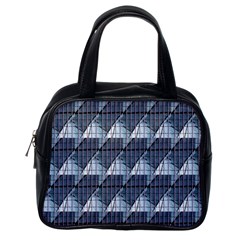 Snow Peak Abstract Blue Wallpaper Classic Handbags (one Side) by Simbadda