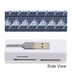 Snow Peak Abstract Blue Wallpaper Memory Card Reader (stick)  by Simbadda