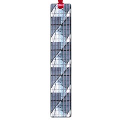 Snow Peak Abstract Blue Wallpaper Large Book Marks by Simbadda