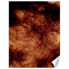 Abstract Brown Smoke Canvas 12  X 16   by Simbadda