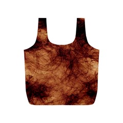 Abstract Brown Smoke Full Print Recycle Bags (s)  by Simbadda