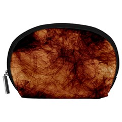 Abstract Brown Smoke Accessory Pouches (large)  by Simbadda