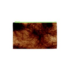 Abstract Brown Smoke Cosmetic Bag (xs) by Simbadda