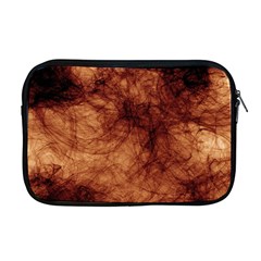 Abstract Brown Smoke Apple Macbook Pro 17  Zipper Case by Simbadda