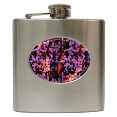 Abstract Painting Digital Graphic Art Hip Flask (6 Oz) by Simbadda