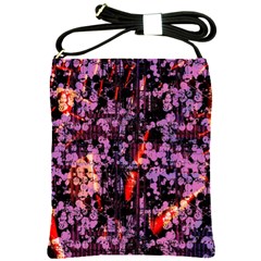 Abstract Painting Digital Graphic Art Shoulder Sling Bags by Simbadda