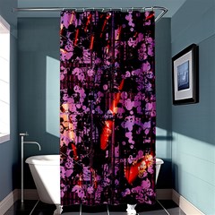 Abstract Painting Digital Graphic Art Shower Curtain 36  X 72  (stall)  by Simbadda