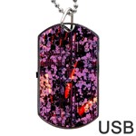 Abstract Painting Digital Graphic Art Dog Tag USB Flash (Two Sides) Front