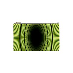 Spiral Tunnel Abstract Background Pattern Cosmetic Bag (small)  by Simbadda