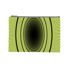 Spiral Tunnel Abstract Background Pattern Cosmetic Bag (large)  by Simbadda