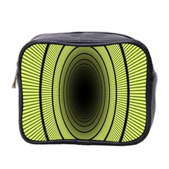 Spiral Tunnel Abstract Background Pattern Mini Toiletries Bag 2-side by Simbadda