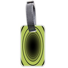 Spiral Tunnel Abstract Background Pattern Luggage Tags (two Sides) by Simbadda