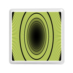 Spiral Tunnel Abstract Background Pattern Memory Card Reader (square)  by Simbadda