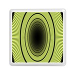 Spiral Tunnel Abstract Background Pattern Memory Card Reader (Square)  Front