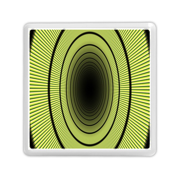 Spiral Tunnel Abstract Background Pattern Memory Card Reader (Square) 