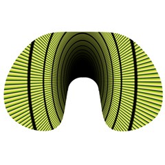 Spiral Tunnel Abstract Background Pattern Travel Neck Pillows by Simbadda