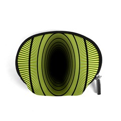 Spiral Tunnel Abstract Background Pattern Accessory Pouches (small)  by Simbadda