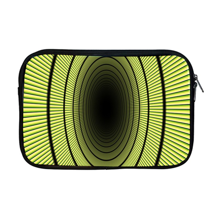 Spiral Tunnel Abstract Background Pattern Apple MacBook Pro 17  Zipper Case