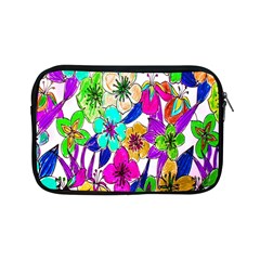 Floral Colorful Background Of Hand Drawn Flowers Apple Ipad Mini Zipper Cases by Simbadda