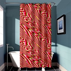 Abstract Neutral Pattern Shower Curtain 36  X 72  (stall)  by Simbadda