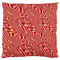 Abstract Neutral Pattern Large Cushion Case (one Side) by Simbadda