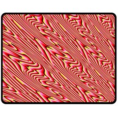 Abstract Neutral Pattern Double Sided Fleece Blanket (medium) 