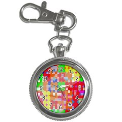 Abstract Polka Dot Pattern Digitally Created Abstract Background Pattern With An Urban Feel Key Chain Watches