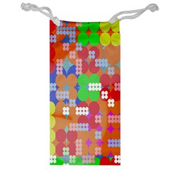 Abstract Polka Dot Pattern Digitally Created Abstract Background Pattern With An Urban Feel Jewelry Bag