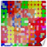 Abstract Polka Dot Pattern Digitally Created Abstract Background Pattern With An Urban Feel Canvas 12  x 12   11.4 x11.56  Canvas - 1