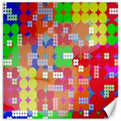 Abstract Polka Dot Pattern Digitally Created Abstract Background Pattern With An Urban Feel Canvas 16  X 16  