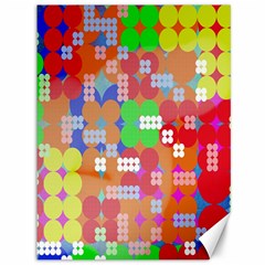 Abstract Polka Dot Pattern Digitally Created Abstract Background Pattern With An Urban Feel Canvas 36  X 48   by Simbadda