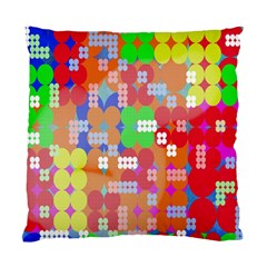 Abstract Polka Dot Pattern Digitally Created Abstract Background Pattern With An Urban Feel Standard Cushion Case (one Side) by Simbadda