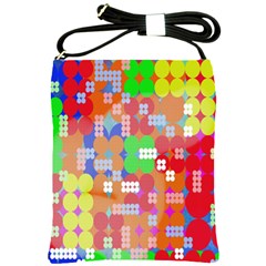 Abstract Polka Dot Pattern Digitally Created Abstract Background Pattern With An Urban Feel Shoulder Sling Bags