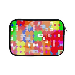 Abstract Polka Dot Pattern Digitally Created Abstract Background Pattern With An Urban Feel Apple Ipad Mini Zipper Cases by Simbadda