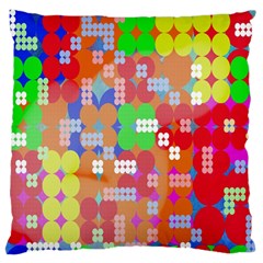 Abstract Polka Dot Pattern Digitally Created Abstract Background Pattern With An Urban Feel Standard Flano Cushion Case (one Side)