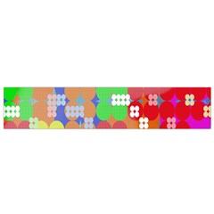 Abstract Polka Dot Pattern Digitally Created Abstract Background Pattern With An Urban Feel Flano Scarf (small) by Simbadda