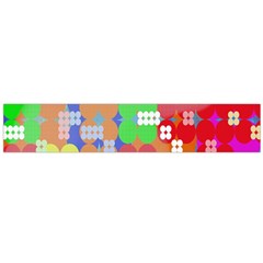 Abstract Polka Dot Pattern Digitally Created Abstract Background Pattern With An Urban Feel Flano Scarf (large)