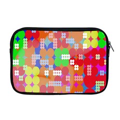 Abstract Polka Dot Pattern Digitally Created Abstract Background Pattern With An Urban Feel Apple Macbook Pro 17  Zipper Case by Simbadda