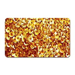 Yellow Abstract Background Magnet (rectangular) by Simbadda