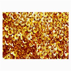 Yellow Abstract Background Large Glasses Cloth by Simbadda