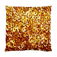 Yellow Abstract Background Standard Cushion Case (one Side) by Simbadda