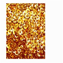 Yellow Abstract Background Large Garden Flag (two Sides) by Simbadda