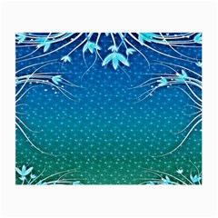 Floral 2d Illustration Background Small Glasses Cloth