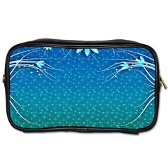 Floral 2d Illustration Background Toiletries Bags